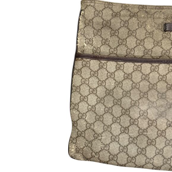 Gucci GG Coated Canvas Shoulder Crossbody Bag Purse - Picture 4 of 13